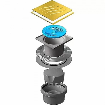 Душевой трап Pestan Confluo Standard 13000160 золото