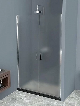 Душевая дверь BelBagno UNO B-2 70 стекло рифленое/профиль хром