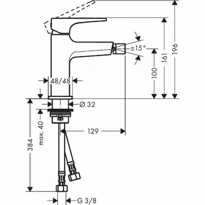 Смеситель Hansgrohe Metropol 32520700
