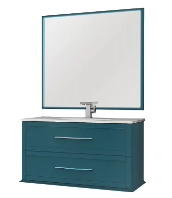 Тумба с раковиной Cezares TIFFANY 75 Blu Petrolio