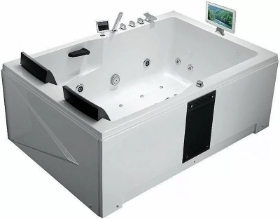 Ванна акриловая Gemy Next to You G9061 new K 181х121 белая с гидромассажем