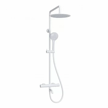 Душевая система WasserKraft Mindel 8500 SET2640 Thermo белый Soft-touch