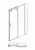 Душевая дверь Bravat WAVE BD120.4102S
