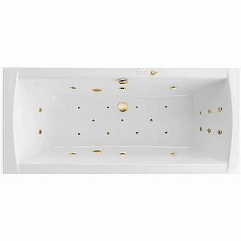 Ванна акриловая EXCELLENT Aquaria Lux ULTRA WAEX.AQU18.ULTRA.GL 180x80 белая с гидромассажем