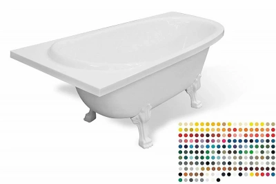 Ванна Эстет Венеция 170x80 цвет по RAL