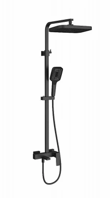 Душевая система Vincea Cube VSFS-4C12MB черная матовая