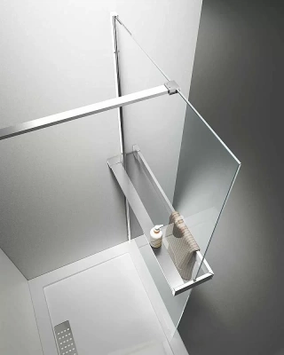 Душевое ограждение Vincea Walk-In HR 90 VSW-4HR900CL стекло прозрачное/профиль хром