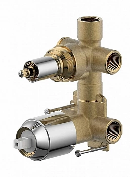 Встраиваемый смеситель Bravat BUILT-IN D982CP-A-RUS