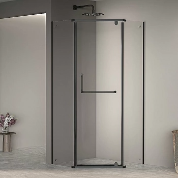 Душевой уголок RGW Passage PA-081B 90x90 35088199-14 стекло прозрачное/профиль черный