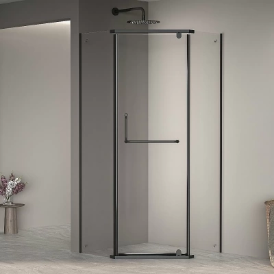 Душевой уголок RGW Passage PA-081B 90x90 35088199-14 стекло прозрачное/профиль черный