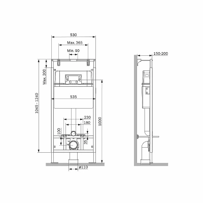 Инсталляция для унитаза AM.PM MasterFit I012710
