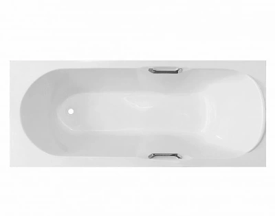 Ванна Эстет Камелия silk 180x75 белая матовая