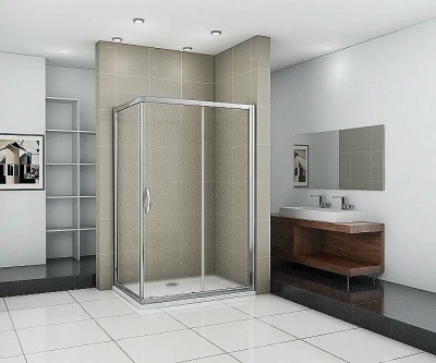Душевой уголок Good Door Infinity WTW+SP 130х70 стекло рифленое/профиль хром
