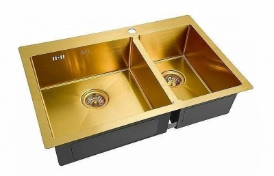 Мойка для кухни ZORG Inox PVD SZR-78-2-51 BRONZE