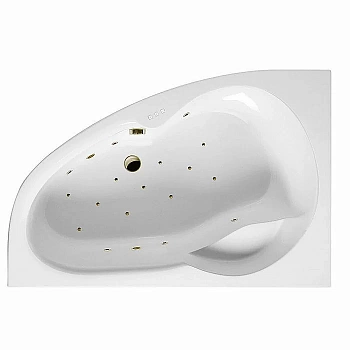 Ванна акриловая EXCELLENT Newa RELAX WAEX.NEL16.RELAX.BR 160x95 белая с гидромассажем