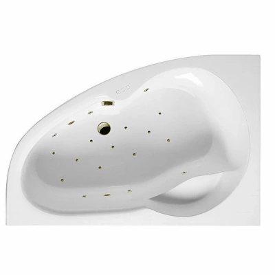Ванна акриловая EXCELLENT Newa RELAX WAEX.NEL16.RELAX.BR 160x95 белая с гидромассажем