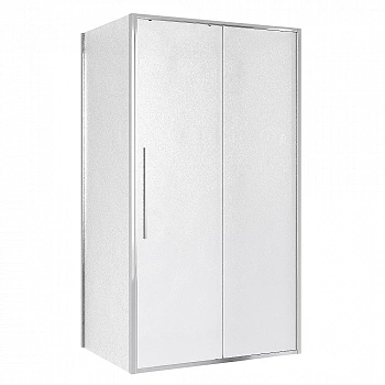Душевой уголок Niagara Nova NG-65-13CH+NG-CH100-34 130х100 стекло шиншилла/профиль хром