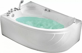 Ванна акриловая Gemy Enjoy Yourself G9009 B 150x100 белая с гидромассажем