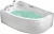 Ванна акриловая Gemy Enjoy Yourself G9009 B 150x100 белая с гидромассажем