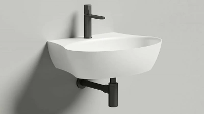 Раковина Salini ALDA WALL 01 140311G 58 из искусственного камня S-Sense, белая глянцевая