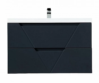 Тумба с раковиной BelBagno VITTORIA 2C SO 100 Grigio Opaco