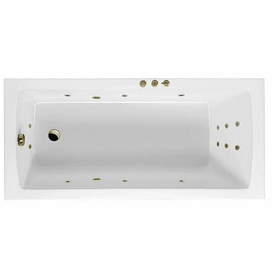 Ванна акриловая EXCELLENT Aquaria SMART WAEX.AQU17.SMART.BR 170x75 белая с гидромассажем