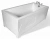 Ванна Эстет DELTA silk 170x80 белая матовая
