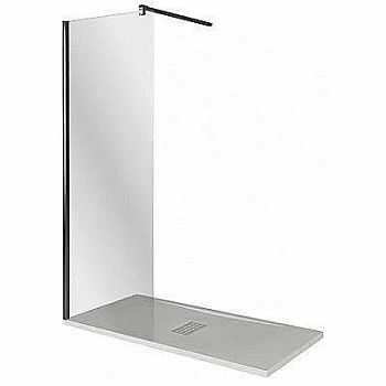 Душевая перегородка Good Door WALK IN SP-120-C-В черный матовый