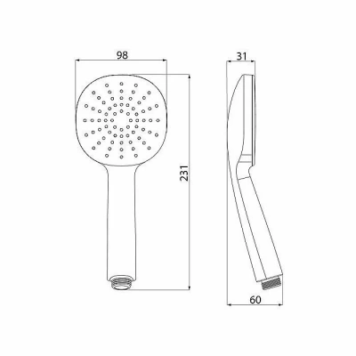 Душевая лейка Iddis Optima Home OPH1FG9i18