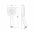 Душевая лейка Iddis Optima Home OPH1FG9i18