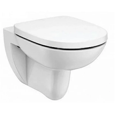 Унитаз подвесной Roca Debba ROUND 893104980 безободковый, с инсталляцией, с крышкой микролифт
