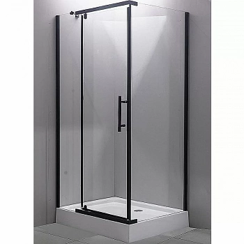 Душевой уголок Esbano ESR-7190B 100x80 ESUGR7190B стекло прозрачное/профиль черный