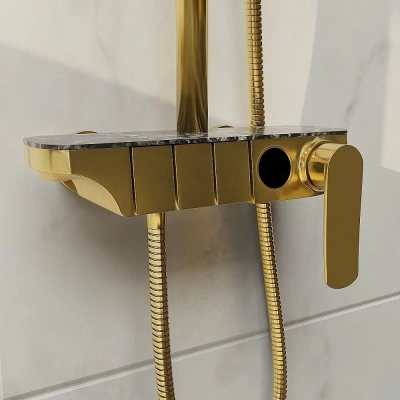 Душевая система RGW Shower Panels SP-33G 51140133-06 золото