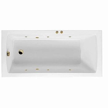 Ванна акриловая EXCELLENT Aquaria SOFT WAEX.AQU16.SOFT.GL 160x70 белая с гидромассажем