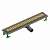 Душевой лоток Ctesi FLOW SQUARE GOLD 70 BK4024640/1 золото