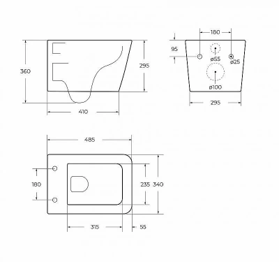 Унитаз подвесной BelBagno DUE-TOR BB5171CH-TOR/SC белый, с крышкой микролифт, безободковый, слив-торнадо
