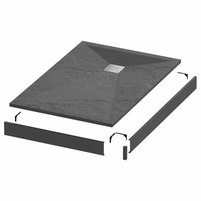 Душевой поддон Grossman STRONG 70x100 графит