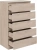 Комод Aquanet Сканди 302551 70 Дуб эдгрейн