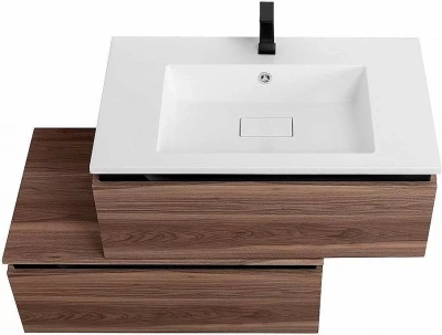 Тумба с раковиной Cezares Slider 100 SLIDER-1000-1C-SO-NA орех дымчатый