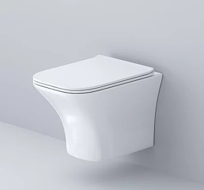 Унитаз подвесной Grossman Galaxy GR-4476S безободковый, с крышкой микролифт