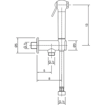 Гигиенический душ CISAL Shower SC00791024