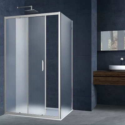 Душевой уголок Vincea ALPHA VSR-3AL 130x90 хром/текстурное