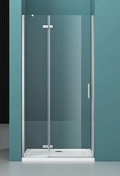 Душевая дверь BelBagno Kraft B-12 120 стекло прозрачное/профиль хром