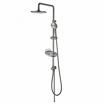 Душевая система Lemark Bronx LM3788GM графит