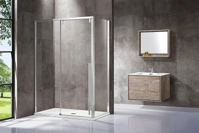 Душевой уголок Vincea LUGANO VSR-1L 160x90 хром/прозрачное