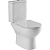 Унитаз напольный Aquanet Ray 326011 безободковый, с бачком, с крышкой микролифт, слив торнадо