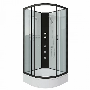 Душевая кабина Niagara Classic NG-6702-14BKG 100x100 с гидромассажем