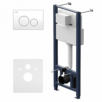Инсталляция для унитаза AM.PM PRO I012704.9001 с клавишей/глянец белый