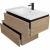 Нижняя тумба Cezares SLIDER-800-1C-PI-RT-P дуб тангент