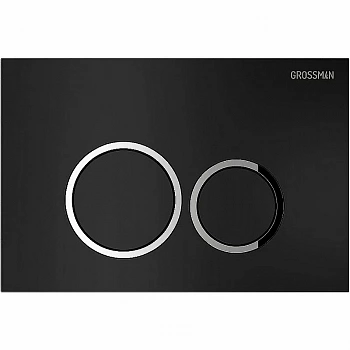 Кнопка для инсталляции Grossman Galaxy 700.K31.01.210.210 черная матовая